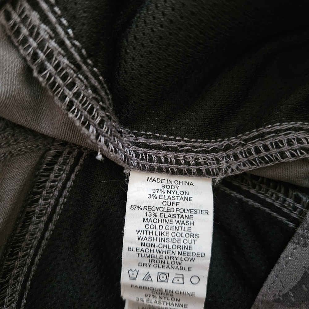 prAna Sky Canyon Jogger Pants Women’s 8 Gray Camo Zip Pockets Hiking - Picture 13 of 16